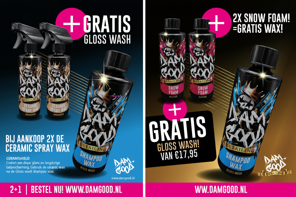DamGood Detailing Actie Banner
